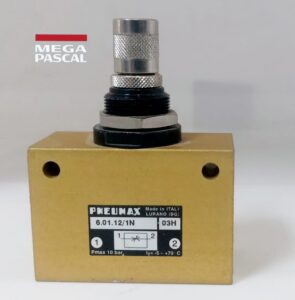 Pneumax 6.01.12/1N 1/2 Flow Control Valve Bidirectional”