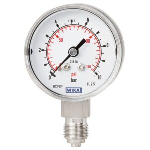 pressure gauge, stainless steel 131.11