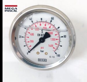 Wika 213.53.63 1/4 100Bar Pressure gauge