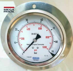 wika 213.53.100 70 bar 2.Tig psi 1/2 NPT rue exzentr