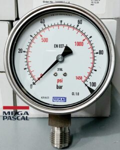 Wika 232.50.100 100Bar G1/2B Unten