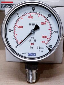 Wika 232.50.100 600Bar G1/2B Unten