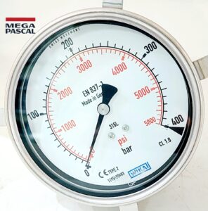 wika 232.50.100 400 bar 2.Tig psi 1/2 NPT rue exzentr